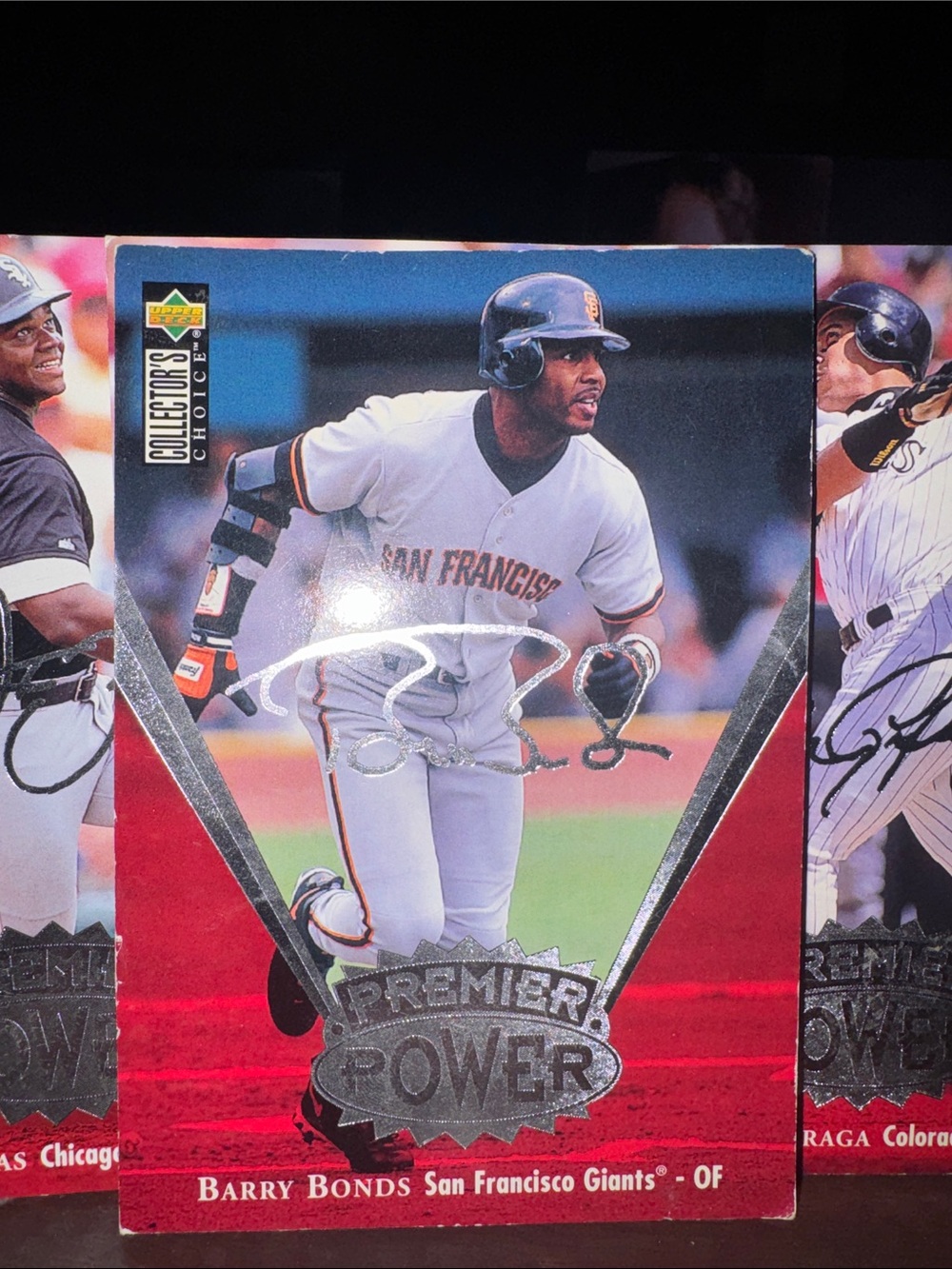 San Francisco Giants Men’s Baseball Card Style Poster - White